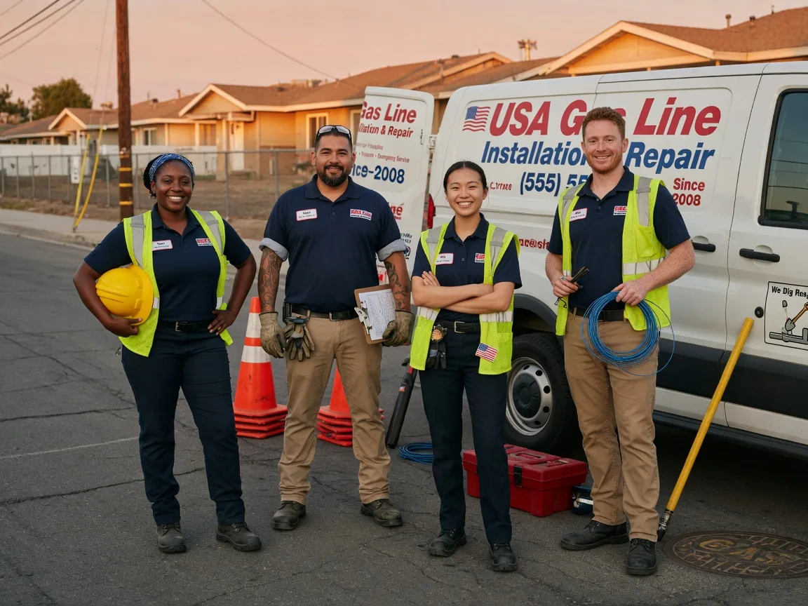 Gas Line Installation company in Voltaire, ND
